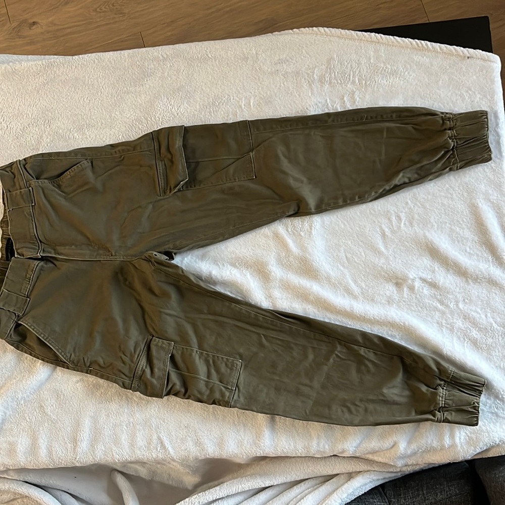 High Rise Cargo Joggers.